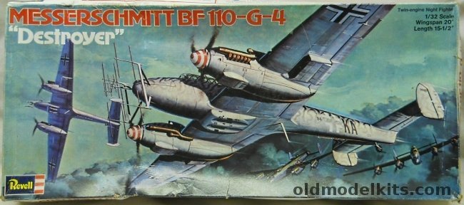 Revell 1/32 Messerschmitt Bf-110 G-4 - (Bf110G4), H250 plastic model kit